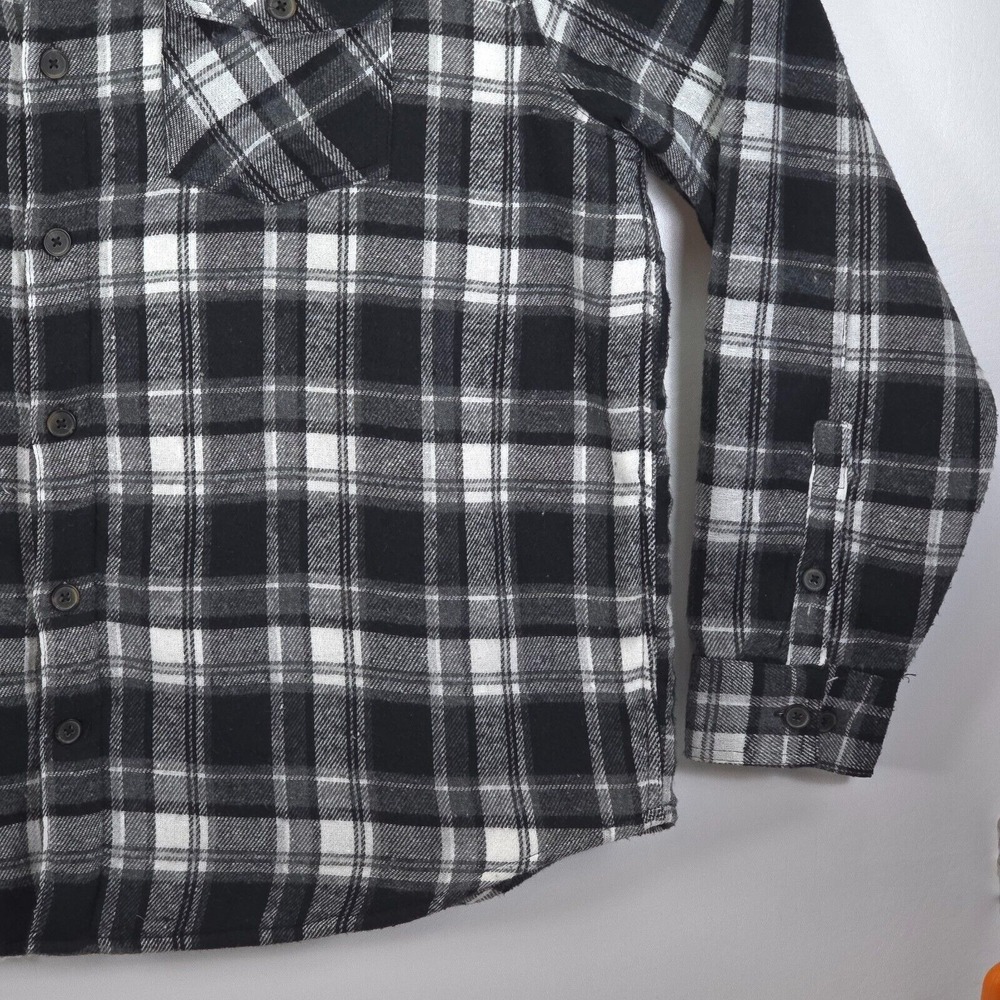 Tallwoods Flannel Shacket Mens XL Tartan Plaid Sherpa Lined Heavyweight Barn - Picture 12 of 16